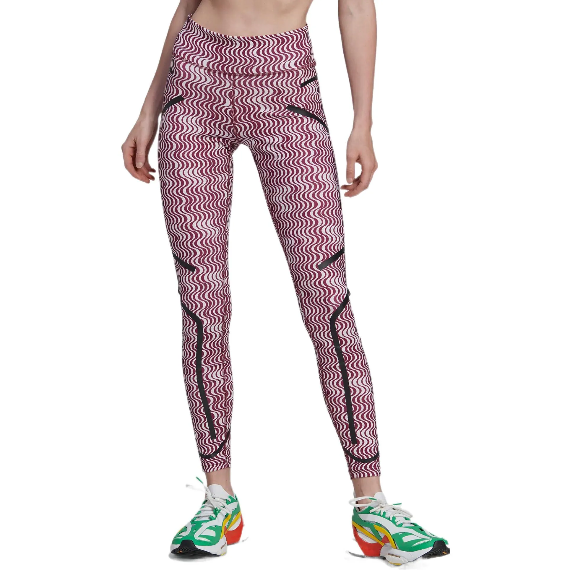 (WMNS) adidas by Stella McCartney TruePurpose Printed Training Leggings 'Red White' HG6885 sold by KicksCrew product image thumbnail 2