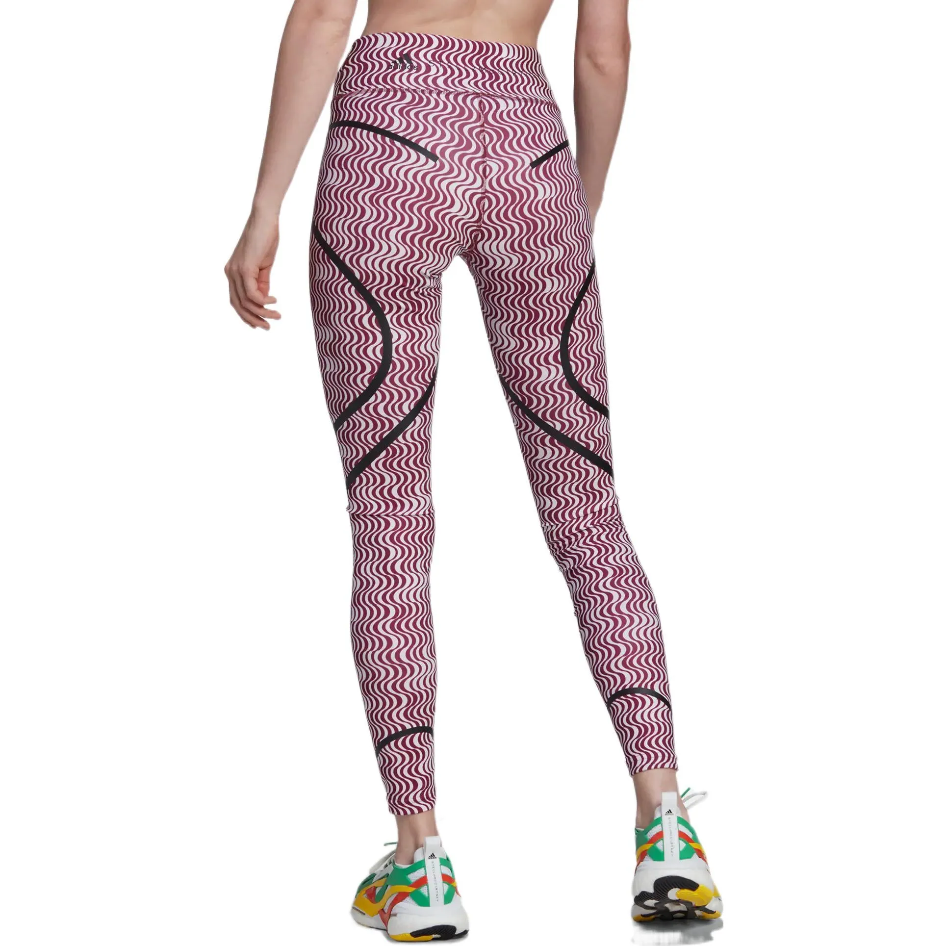 (WMNS) adidas by Stella McCartney TruePurpose Printed Training Leggings 'Red White' HG6885 sold by KicksCrew product image thumbnail 3