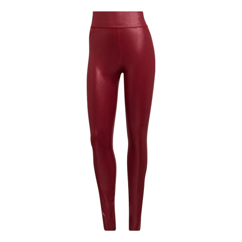 (WMNS) adidas by Stella McCartney Shiny Training Leggings 'Red' HG6878 sold by KicksCrew