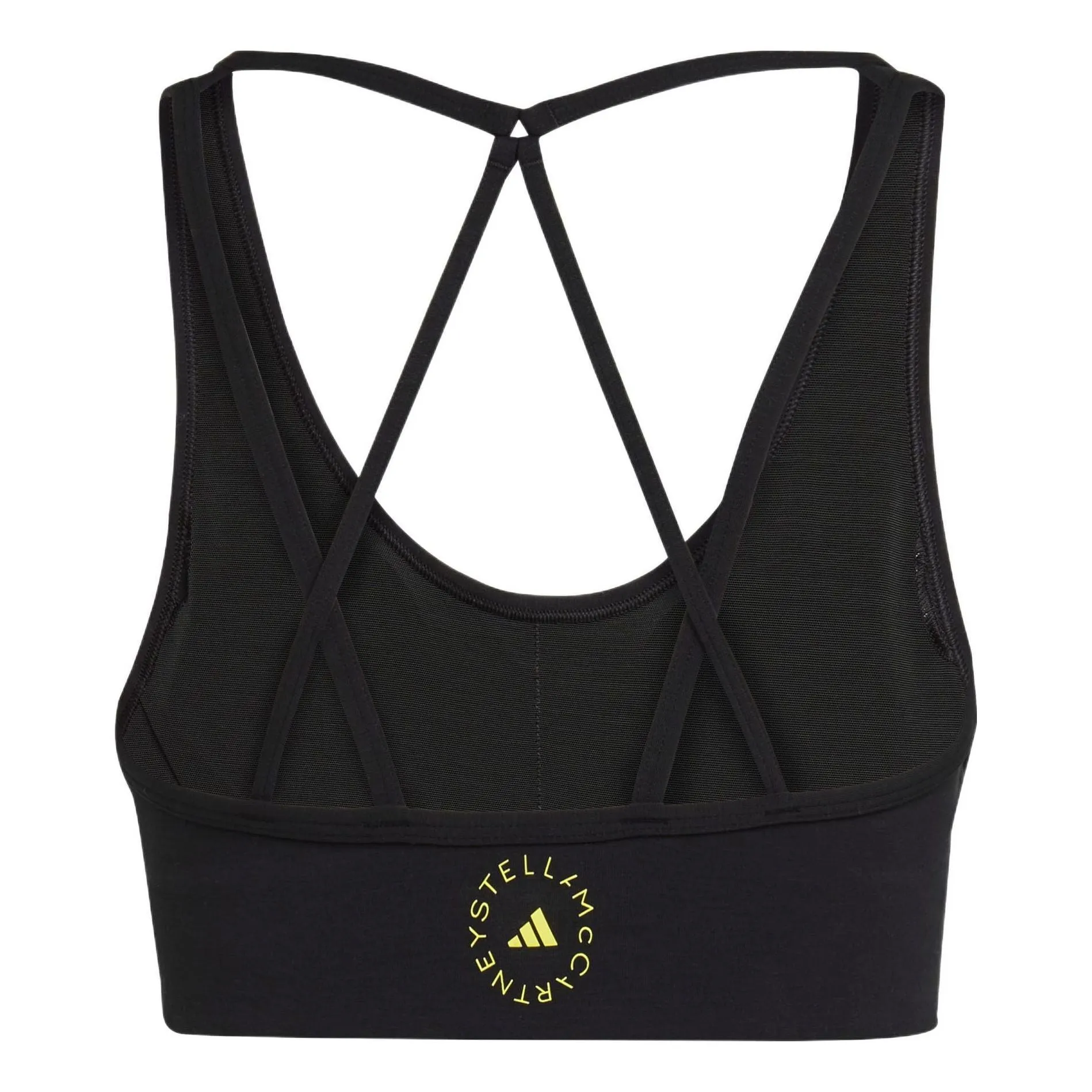 (WMNS) adidas By Stella Mccartney Truestrength Medium-Support Bra 'Black' HG6846 sold by KicksCrew product image thumbnail 2
