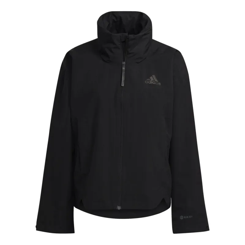 (WMNS) adidas Terrex Traveer RAIN.RDY Jacket 'Black' HG6021 sold by KicksCrew