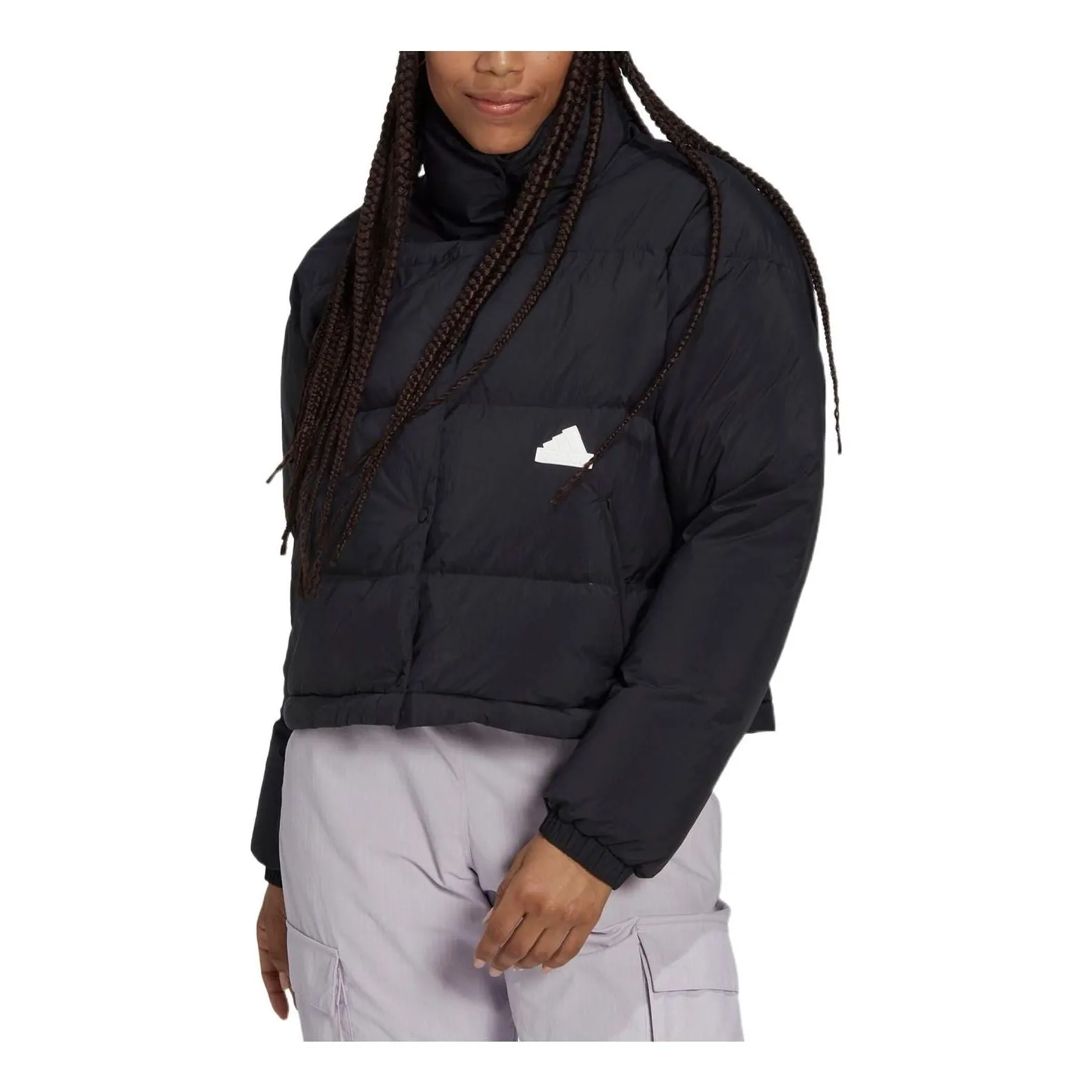(WMNS) adidas Puffer Jacket 'Black' HG4376 sold by KicksCrew product image thumbnail 2