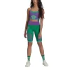 (WMNS) adidas by Stella McCartney TrueStrength Yoga Knit Light-Support Bra 'Purple Green' HG1417 sold by KicksCrew