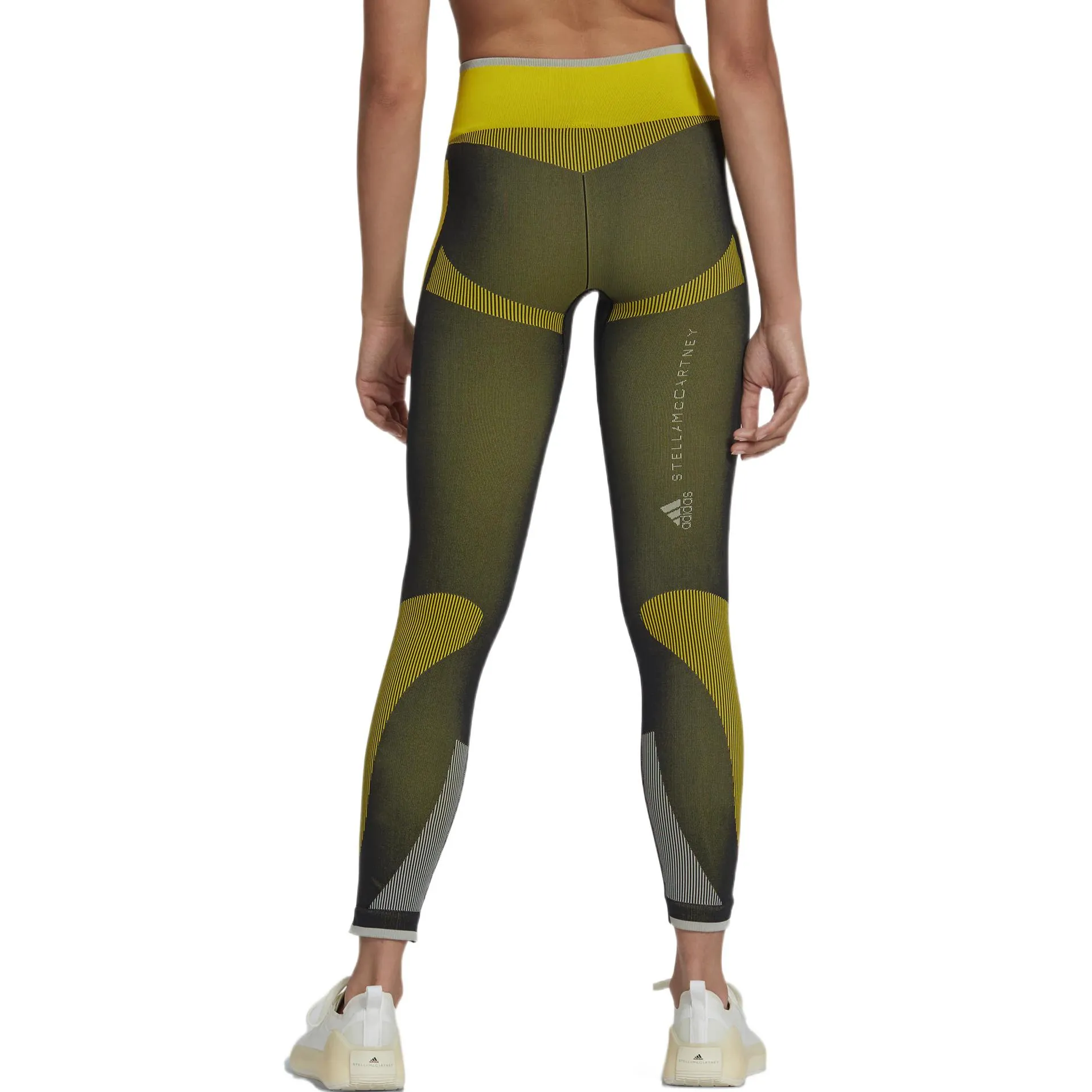 (WMNS) adidas by Stella McCartney TrueStrength Seamless Training Leggings 'Green' HG1231 sold by KicksCrew product image thumbnail 3