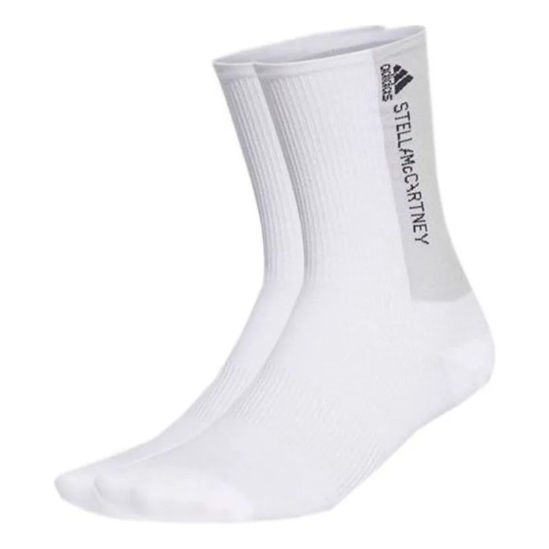 adidas by Stella McCartney Crew Socks 'White' HG1212 sold by KicksCrew