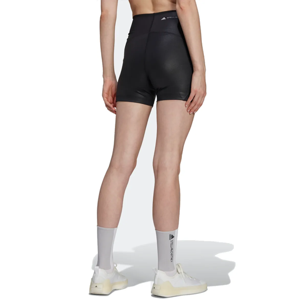(WMNS) adidas by Stella McCartney TrueStrength Yoga Short Tights 'Black' HD9067 sold by KicksCrew product image thumbnail 3