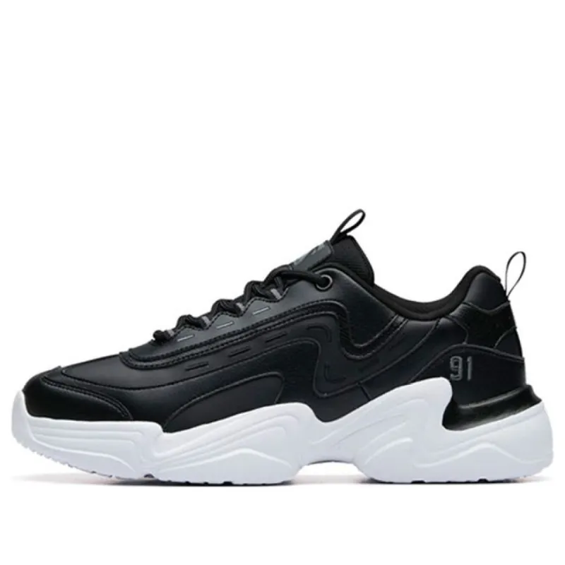 ANTA Classic Dad Shoes 'Black White' 91938862-3 sold by KicksCrew
