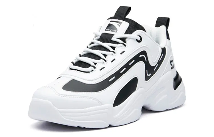 ANTA Classic Dad Shoes 'White Black' 91938862-1 sold by KicksCrew product image thumbnail 2