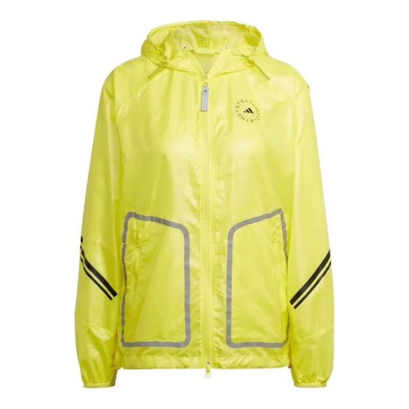 (WMNS) adidas by Stella McCartney TruePace Running Jacket 'Yellow' HS8197 sold by KicksCrew