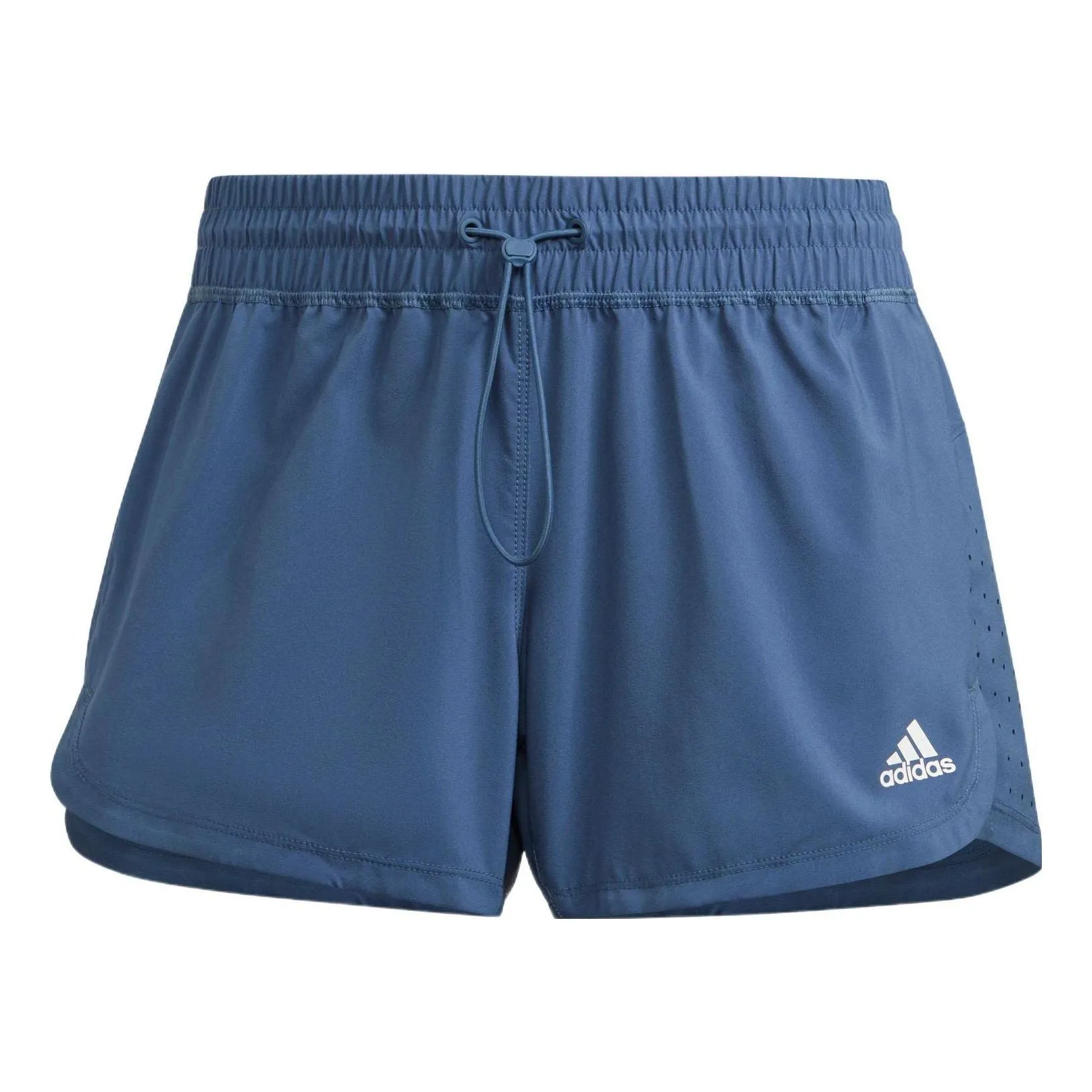 (WMNS) adidas Perforated Pacer Shorts 'Blue' HM4511 sold by KicksCrew