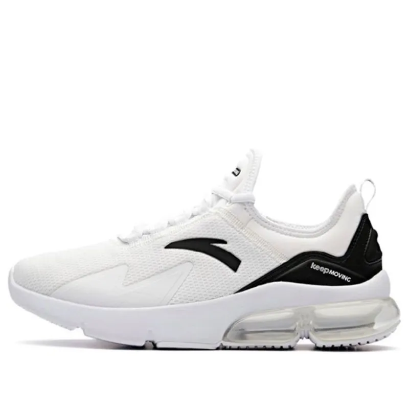 ANTA Half Cushion Running Shoes 'White Black' 91845510-4 sold by KicksCrew
