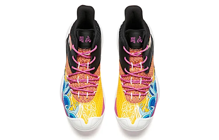 ANTA Mid Top Basketball Shoes 'Black Orange Yellow' 11931605-10 sold by KicksCrew product image thumbnail 4