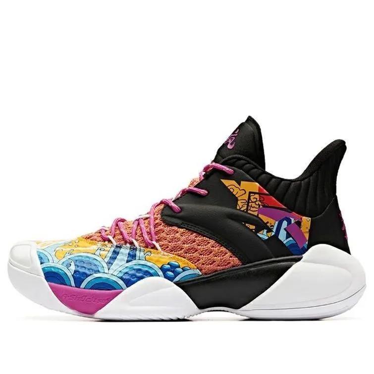 ANTA Mid Top Basketball Shoes 'Black Orange Yellow' 11931605-10 sold by KicksCrew