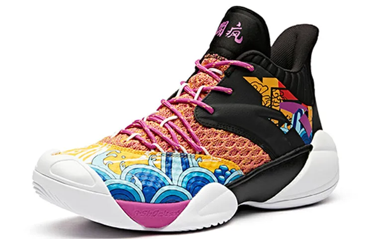 ANTA Mid Top Basketball Shoes 'Black Orange Yellow' 11931605-10 sold by KicksCrew product image thumbnail 3