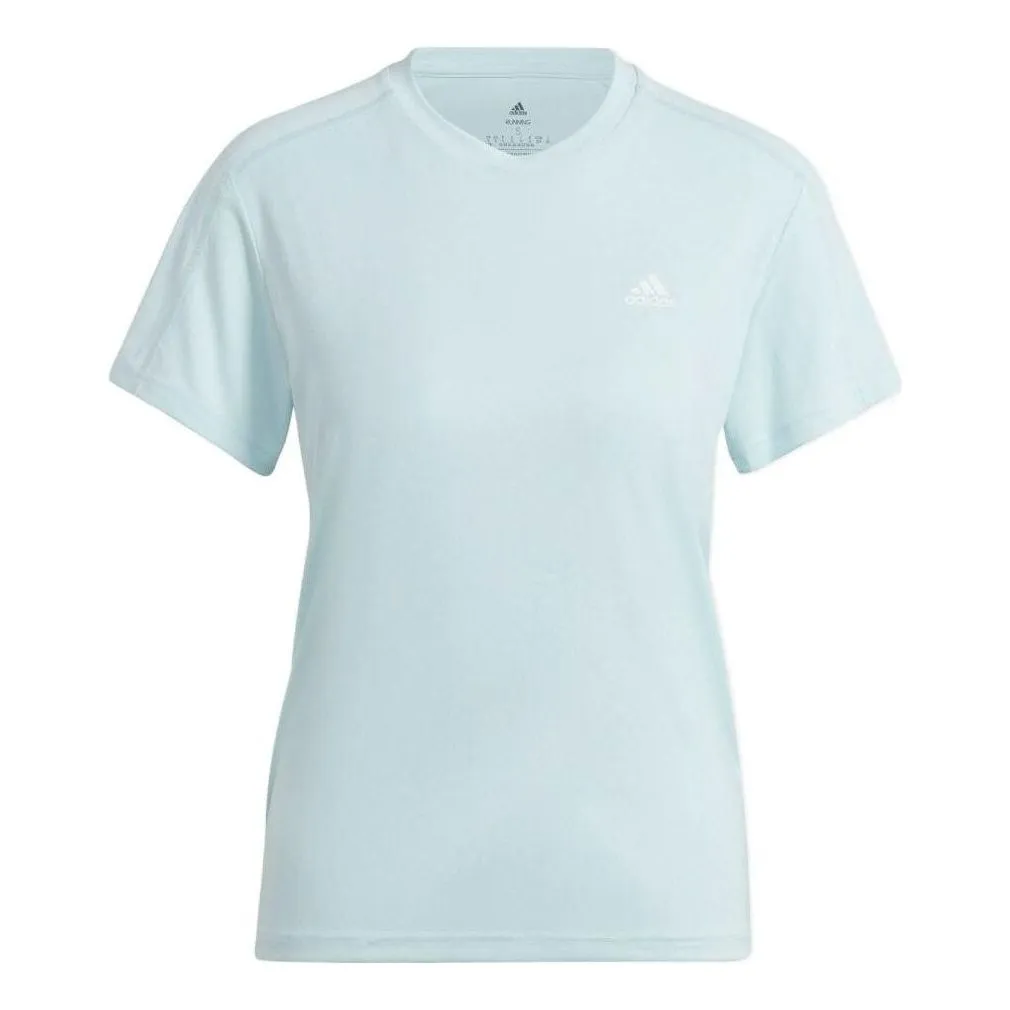(WMNS) adidas Run It Running T-Shirt 'Blue' HL1456 sold by KicksCrew