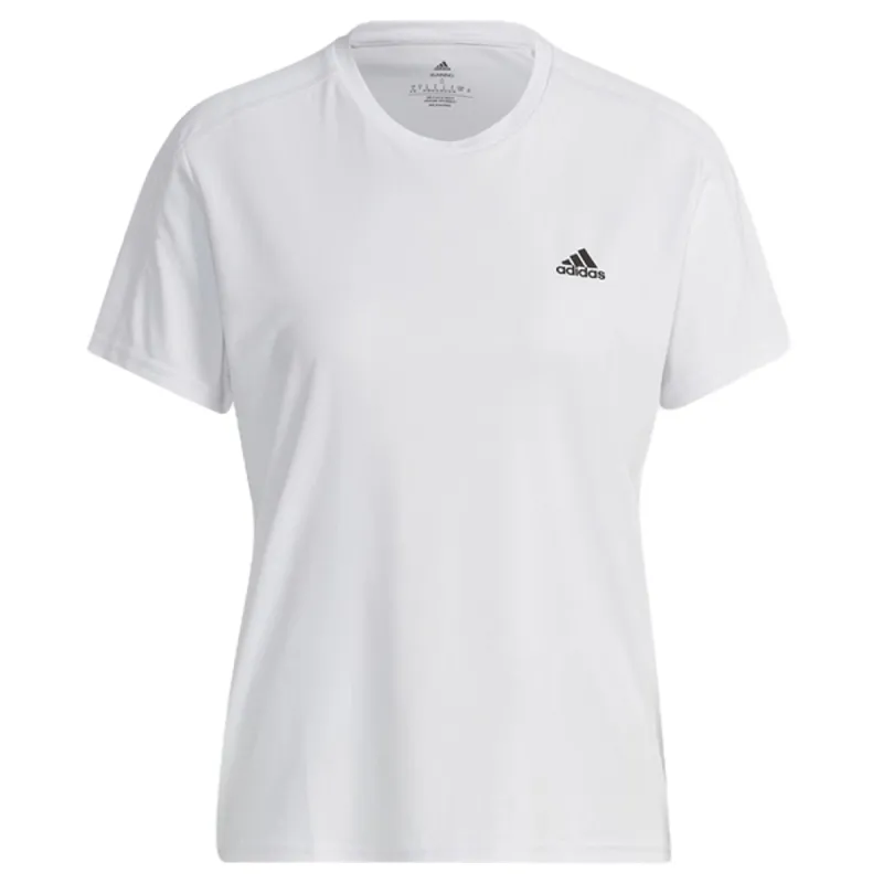 (WMNS) adidas Run It Running T-Shirt 'White' HL1454 sold by KicksCrew