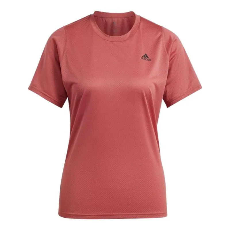 (WMNS) adidas Run Icon 3 Bar T-Shirt 'Red' HK9136 sold by KicksCrew