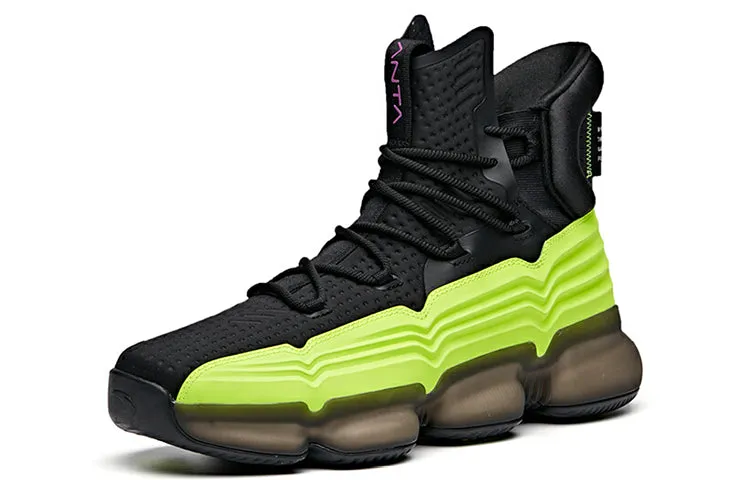 ANTA High Top Basketball Shoes 'Black Green' 91941160-1 sold by KicksCrew product image thumbnail 3