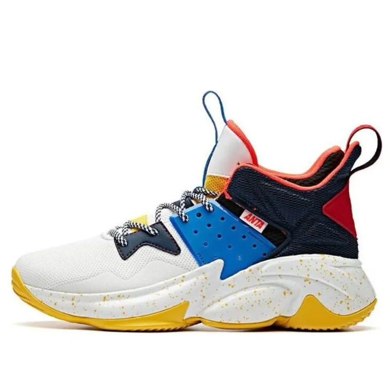 ANTA Mid Top 'White Black Red' 91941181-2 sold by KicksCrew