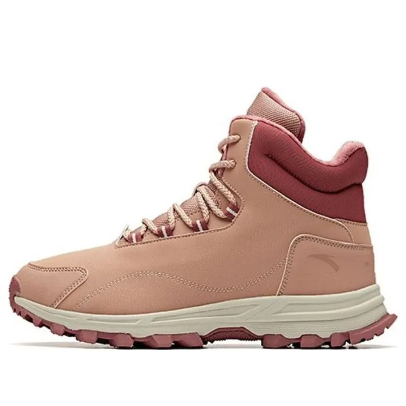 (WMNS) ANTA Casual Fleeced Skateboarding Shoes 'Peach' 12948960-2 sold by KicksCrew