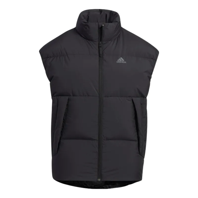 (WMNS) adidas Down Vest 'Black' HR5237 sold by KicksCrew