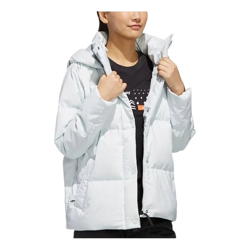 (WMNS) adidas Down Jacket 'Blue' EH3983 sold by KicksCrew product image thumbnail 3