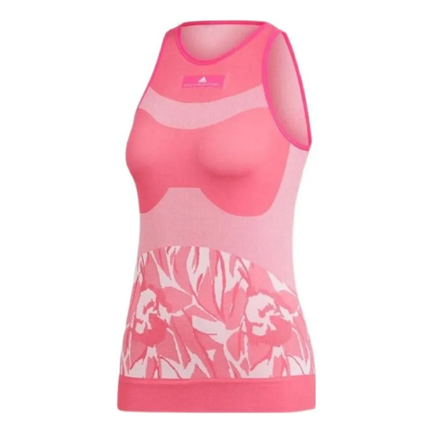 (WMNS) adidas Stella McCartney Seamless Tank 'Pink DP0257 sold by KicksCrew