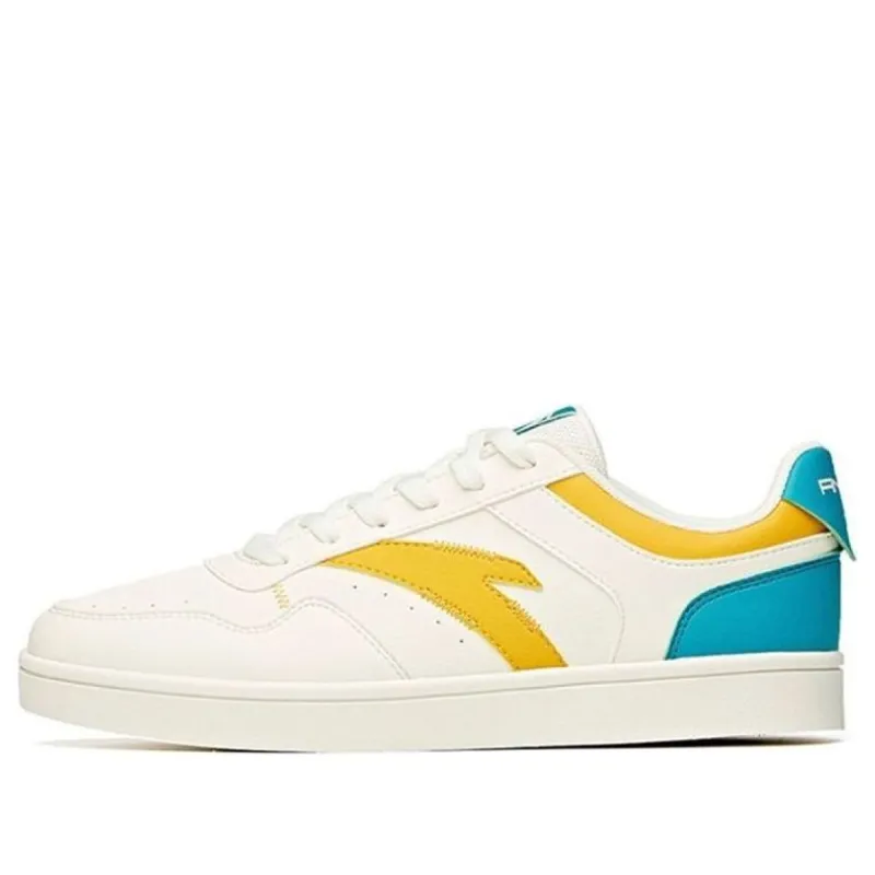 ANTA Skateboarding Shoes 'White Yellow Blue' 912118009-6 sold by KicksCrew