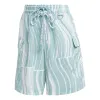 (WMNS) adidas by Stella McCartney TrueNature Hiking Shorts 'White Blue' HT1120 sold by KicksCrew