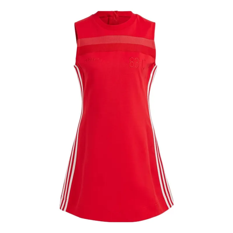 (WMNS) adidas Blue Version 83-C Dress 'Red' HR3420 sold by KicksCrew