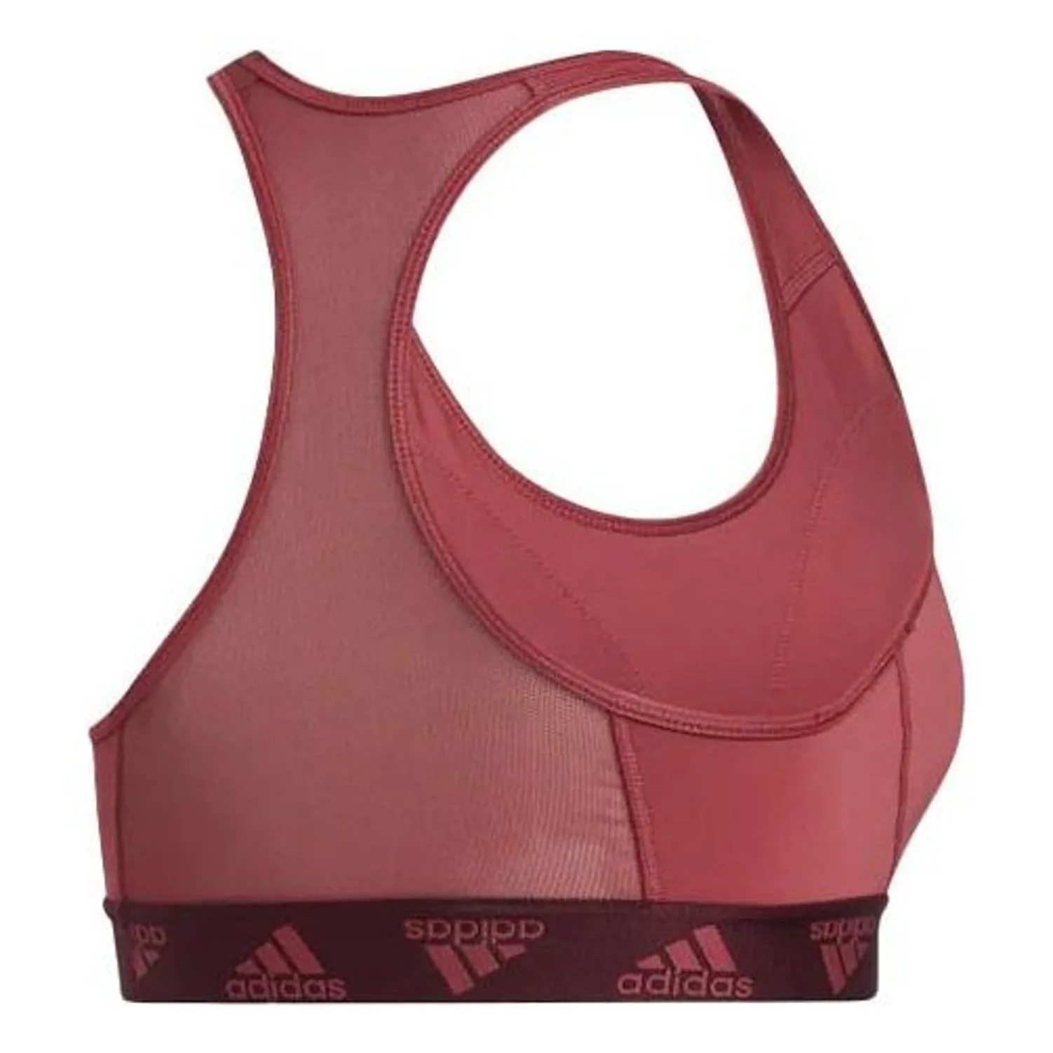 (WMNS) adidas Don't Rest Alphaskin Badge of Sport Bra 'Red' GC8176 sold by KicksCrew product image thumbnail 2