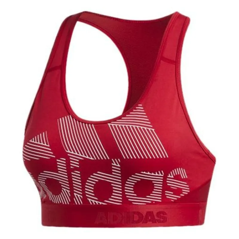 (WMNS) adidas Drst Alphaskin Padded Bra 'Red' FJ3619 sold by KicksCrew