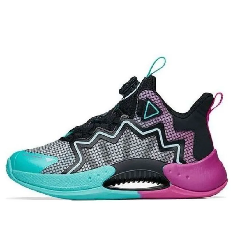 (GS) ANTA Basketball Shoes 'Black Blue Purple' 312231111-3 sold by KicksCrew