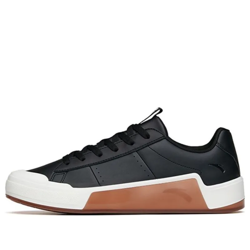 ANTA Skateboarding Shoes 'Black White Brown' 112148072-3 sold by KicksCrew