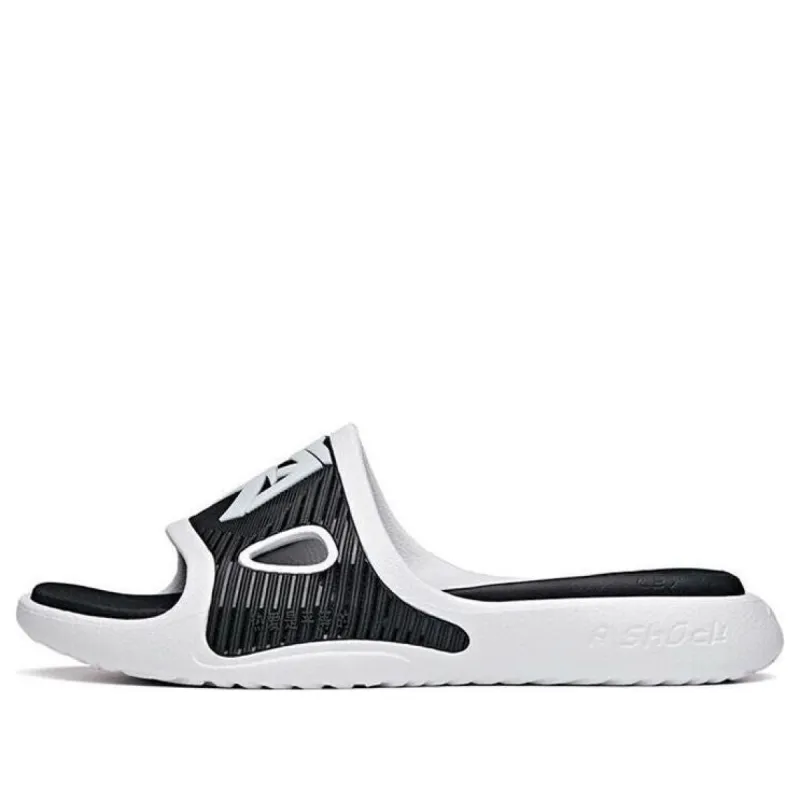 ANTA Slippers 'White Black' 112131801-3 sold by KicksCrew