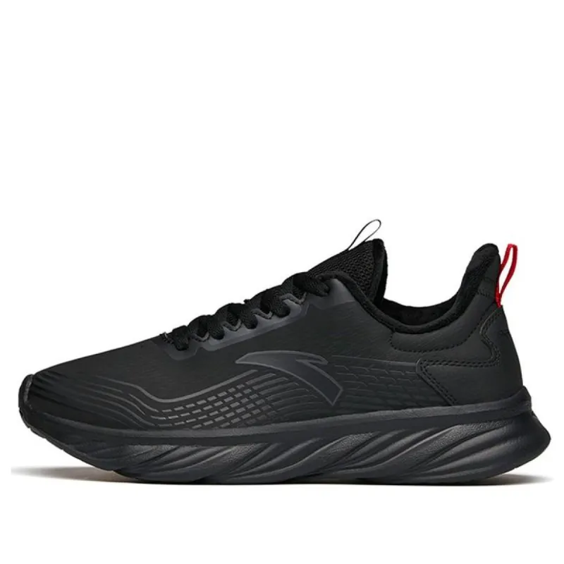ANTA Run Collection Fleeced 'Black Red' 112145571-7 sold by KicksCrew