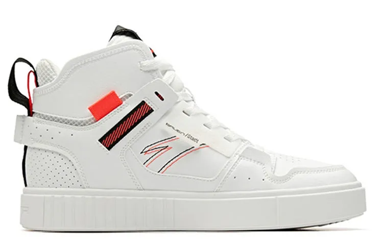 ANTA High Top Skateboarding Shoes 'White Orange' 91948062-3 sold by KicksCrew product image thumbnail 2