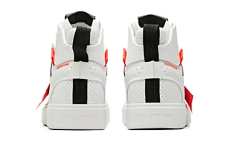 ANTA High Top Skateboarding Shoes 'White Orange' 91948062-3 sold by KicksCrew product image thumbnail 4