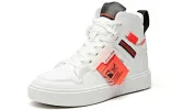 ANTA High Top Skateboarding Shoes 'White Orange' 91948062-3 sold by KicksCrew
