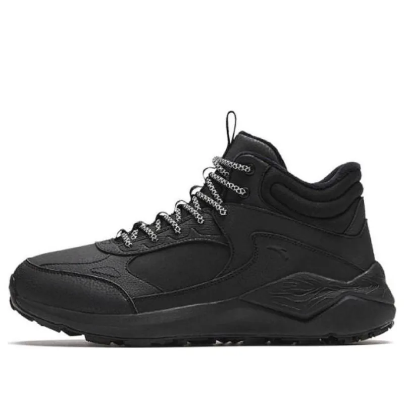 ANTA Mid Top Hiking Shoes 'Black Grey' 112348986-1 sold by KicksCrew