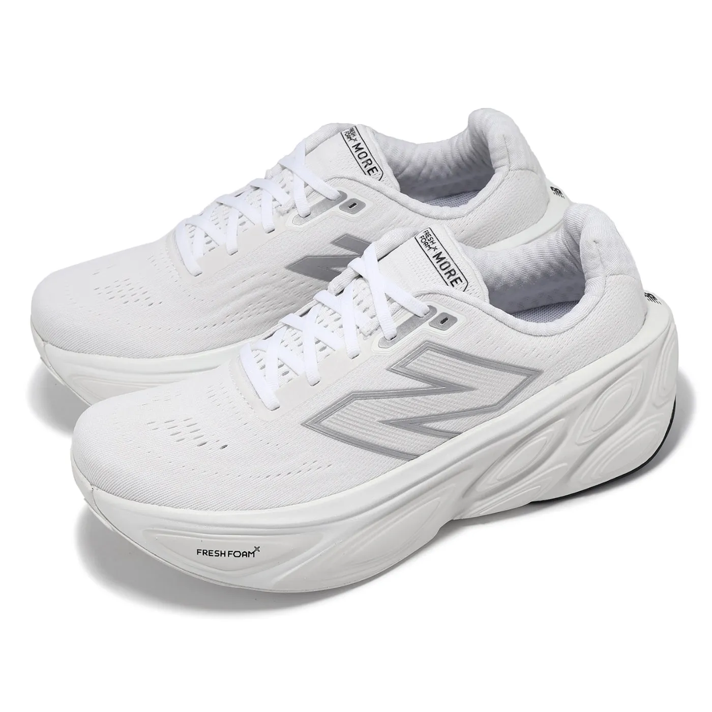 New Balance Fresh Foam X More v5 'White Silver Metallic' MMORLW5 sold by KicksCrew product image thumbnail 3