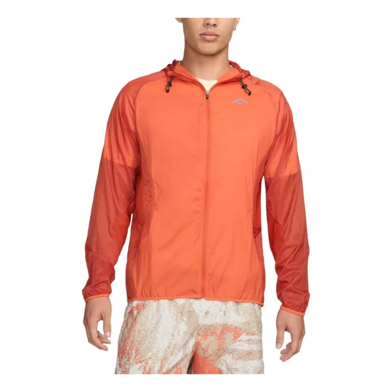 Nike Trail Aireez Running Jacket Asia Sizing 'Vintage Coral' FN4003-846 sold by KicksCrew
