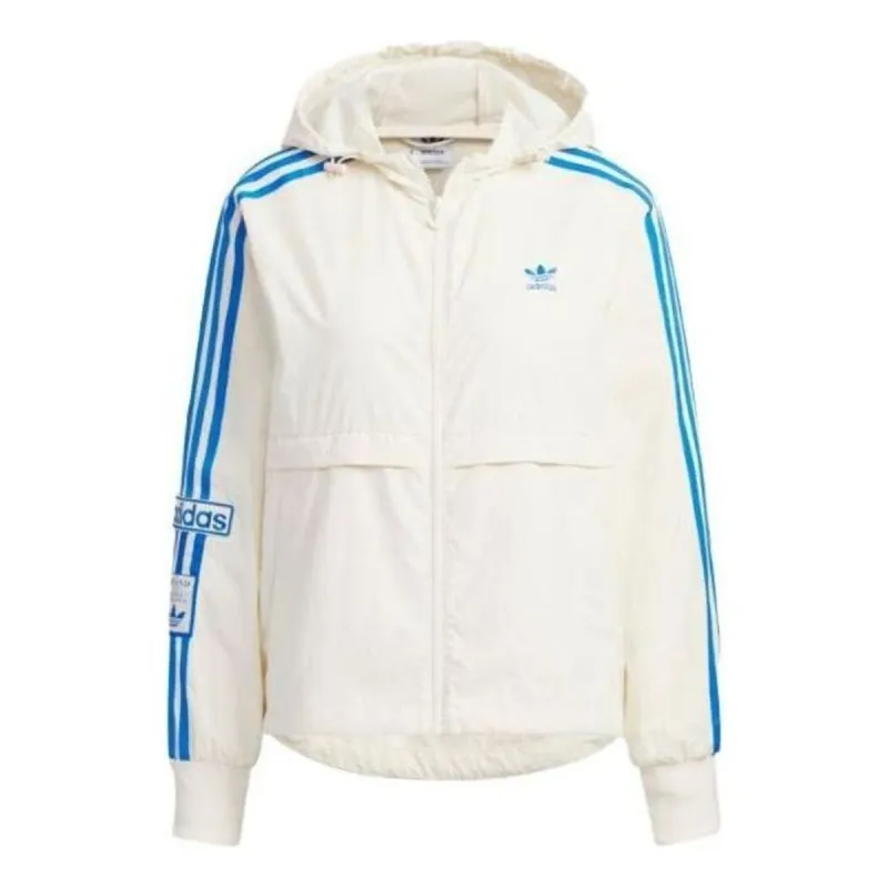 (WMNS) adidas Always Original Windbreaker 'White Blue' IL6499 sold by KicksCrew