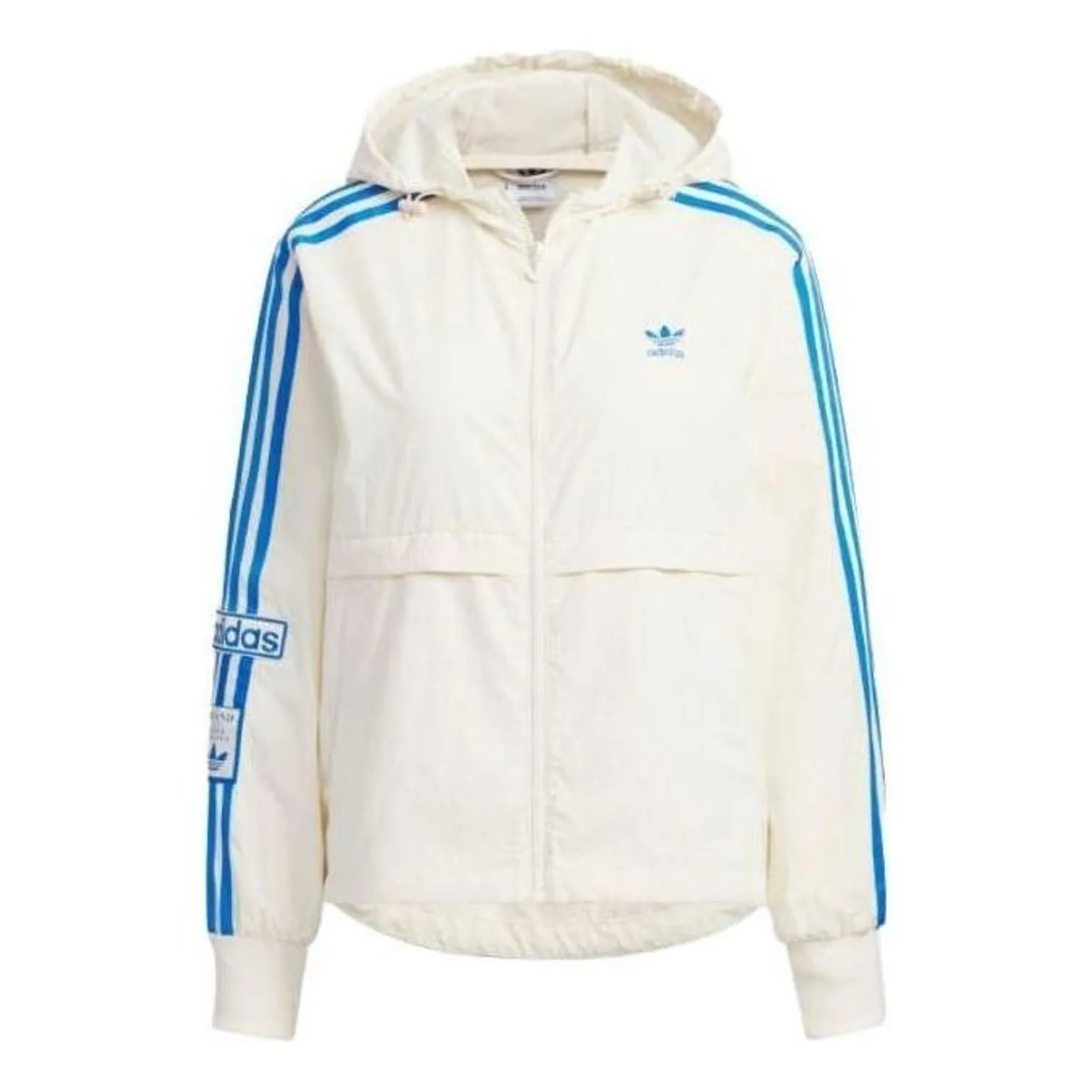 (WMNS) adidas Always Original Windbreaker 'White Blue' IL6499 sold by KicksCrew