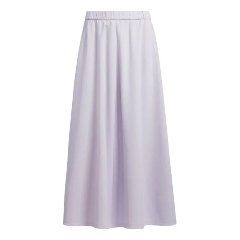 (WMNS) adidas 3-Stripes Loose Double Knit Skirt 'Purple' IK9879 sold by KicksCrew