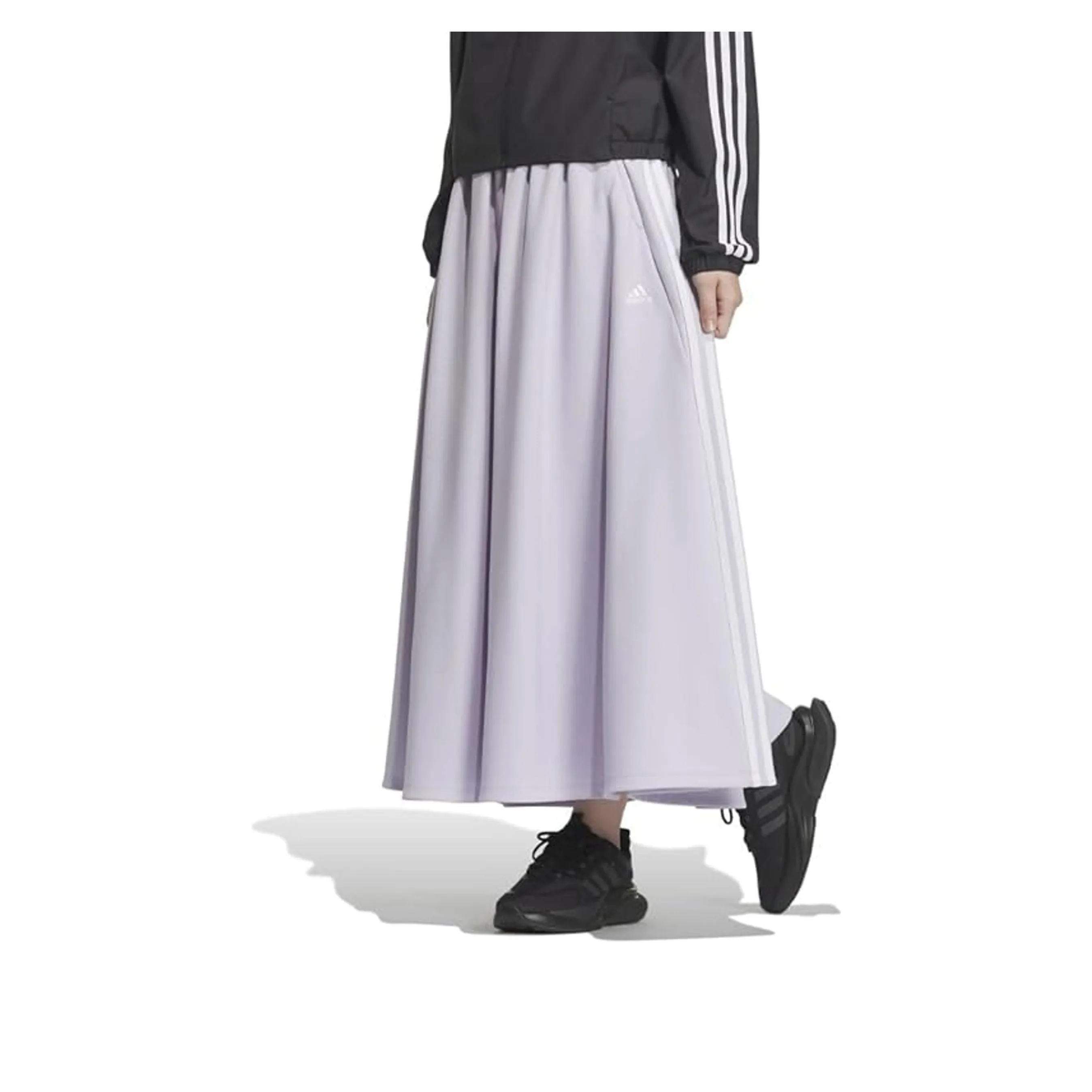 (WMNS) adidas 3-Stripes Loose Double Knit Skirt 'Purple' IK9879 sold by KicksCrew product image thumbnail 2