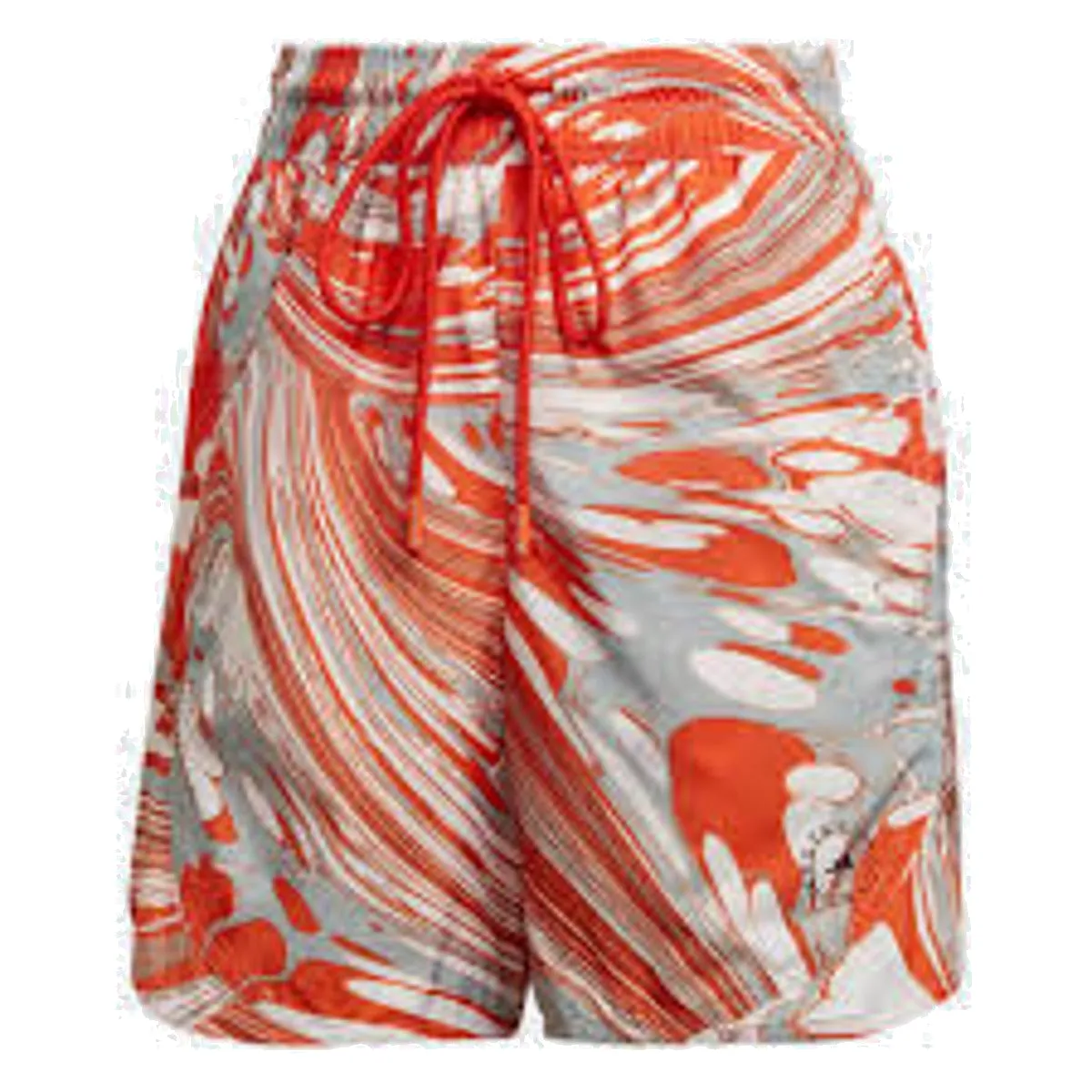 (WMNS) adidas by Stella McCartney TruePurpose Printed Training Shorts 'Orange White' HI6043 sold by KicksCrew