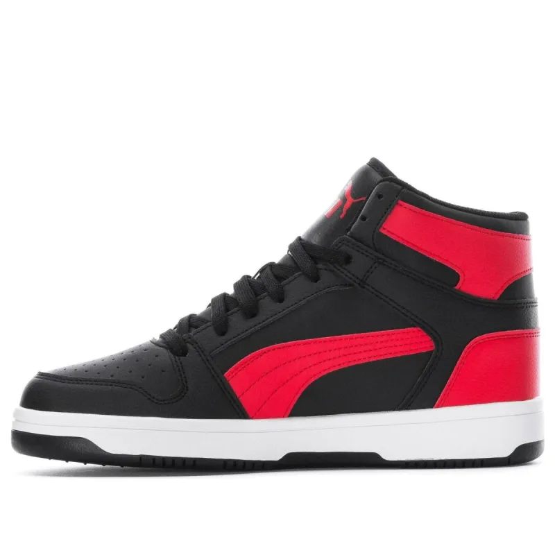 PUMA Rebound Layup Wide 'Black Red' 386438-34 sold by KicksCrew