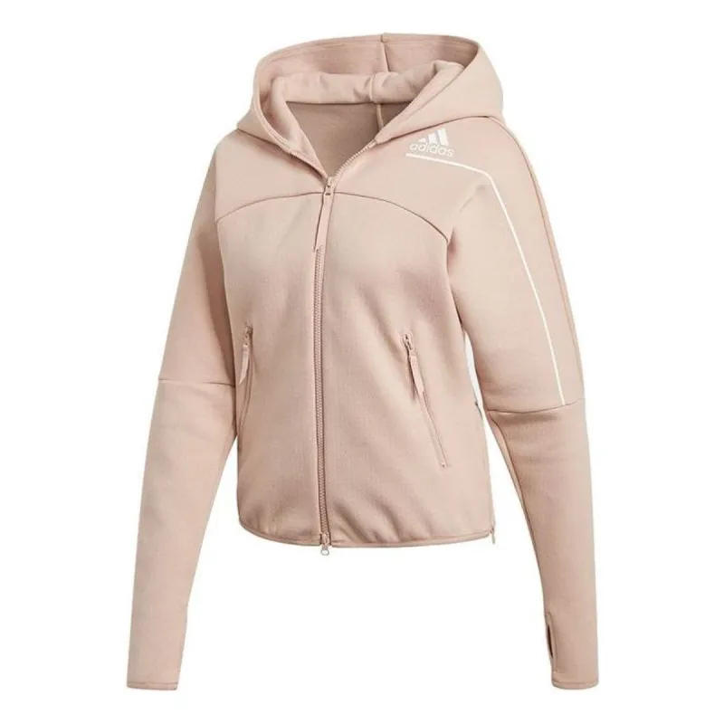 (WMNS) adidas Z.N.E Hooded Jacket 'Pink' GN6739 sold by KicksCrew