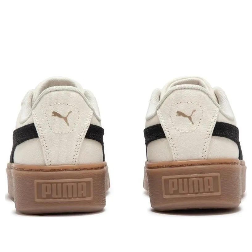 (WMNS) PUMA Basket Platform Canvas 'Beige Black' 399251-01 sold by KicksCrew product image thumbnail 3